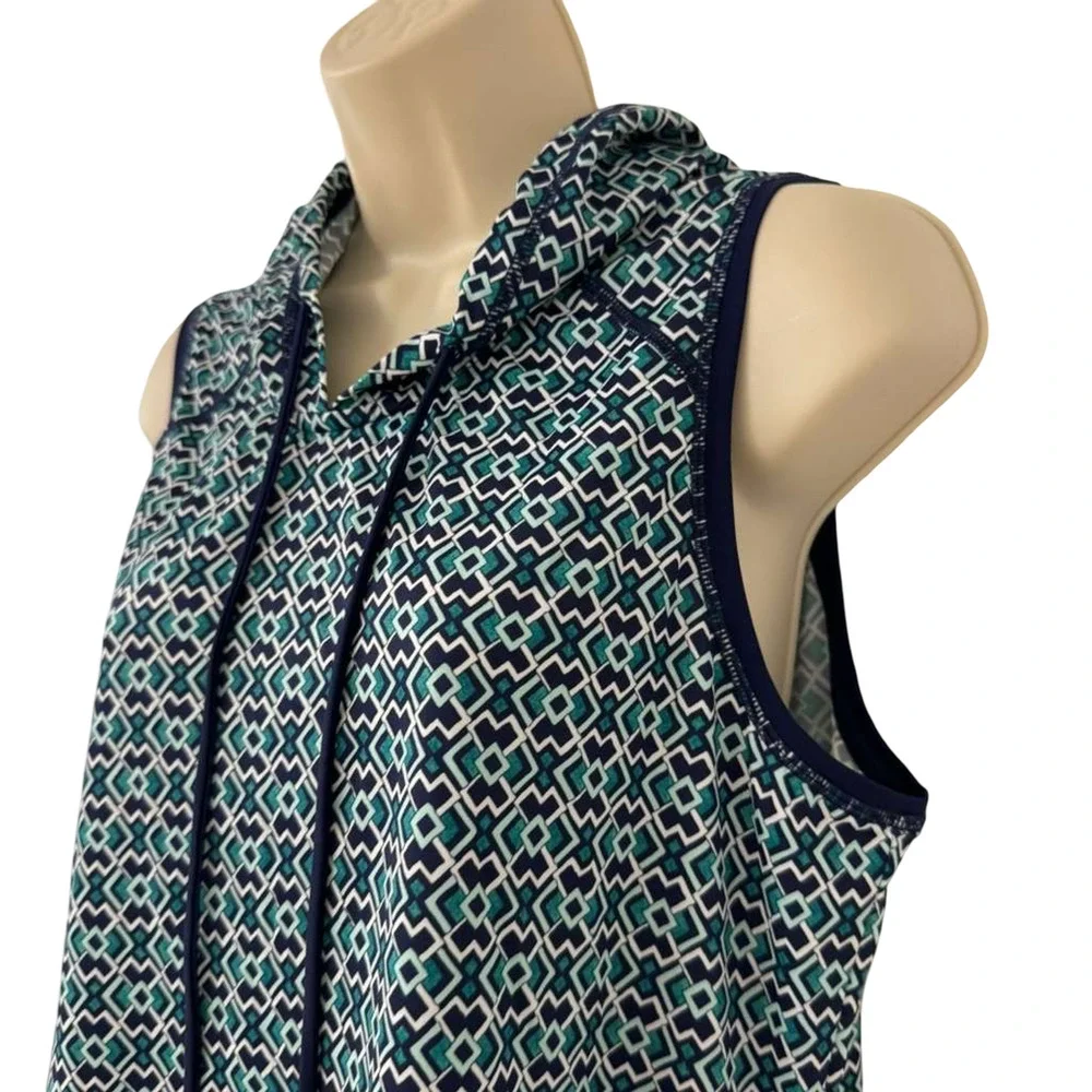 Tommy Bahama Island Active Womens Hooded Athleisure Resort Swim Dress Cover sz M - Picture 5 of 16